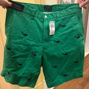 Ralph Lauren Vibrant Green Shorts